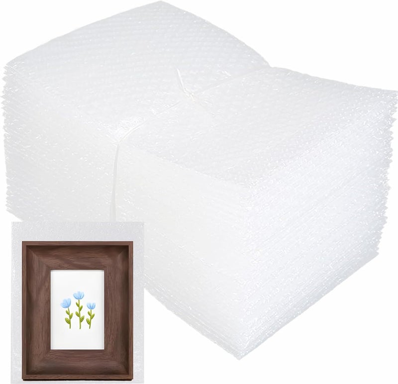 XHMAXE 50Pcs Bubble Pouche Wrap, 10”x14” Bubble Bags for Shopping, Double Wall Bubble Cushioning Wrap Bags for Mailing Packing, Moving and Storage Fragile China Dishes Electronic Item - Image 1